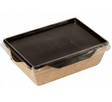 Салатник ECO OpSalad 450мл Черный 145x100x55мм (уп50/кор400)