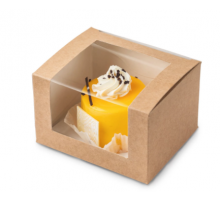 Упаковка для десерта SOLO SHOW BOX 130х110х80 (25/250)