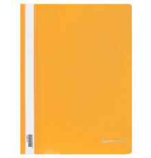 Скоросшиватель пластиковый BRAUBERG А4 130/180мкм в ассортименте
